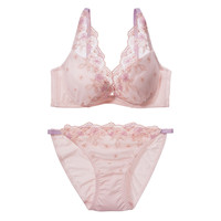 PEACH JOHN 蜜桃派 女士有钢圈文胸套装 1027410 粉色 70D