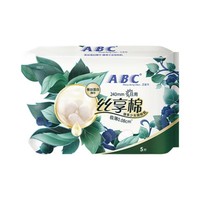 ABC 丝享棉蚕丝蛋白卫生巾 24cm*5片*4包