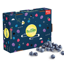 怡颗莓 秘鲁进口蓝莓 原箱装12盒 约125g/盒