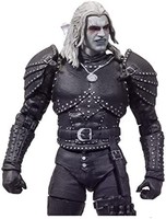 NETFLIX The Witcher Geralt of Rivia Witcher Mode (* 2 个)7 英寸(约 17.8 厘米)可动公仔,带配件