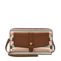 FOSSIL Women's Faye Cotton Canvas Wallet on String 包邮包税