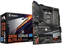 GIGABYTE 技嘉 Z590 AORUS Elite AX(LGA 1200/ Intel Z590 ATX/Triple M.2游戏主板)