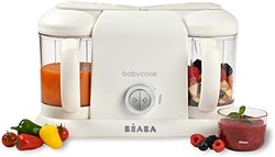 BéABA 芘亞芭 – Babycook Duo – 4合1嬰兒輔食機 – 溫和蒸鍋 – 15分鐘快速蒸鍋