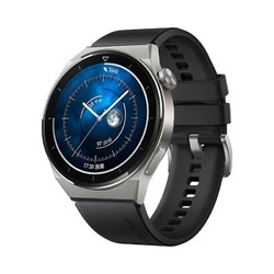 HUAWEI 华为 WATCH GT 3 Pro 钛金属款 46mm 黑色氟橡胶表带