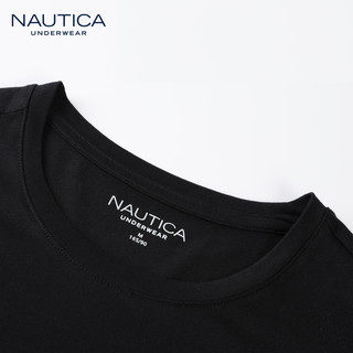 NAUTICA 诺帝卡 Underwear男士保暖套装秋冬款纯色圆领亲肤60749