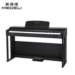 美得理 MEDELI）DP60 黑色 电钢琴家用立式88键重锤考级初学专业家用行业标准数码钢琴