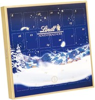 Lindt 瑞士莲 & Sprüngli 瑞士莲 巧克力迷你圣诞日历, 梦幻圣诞, (2 x 115 g)