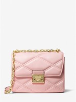 MICHAEL KORS 迈克·科尔斯 Serena Small Quilted Faux Leather Crossbody Bag