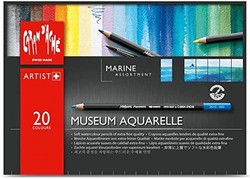 CARAN D'ACHE 凯兰帝 博物馆水彩铅笔套装海洋套装