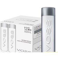 88VIP：VOSS 芙丝 饮用天然矿泉水500ml*12瓶