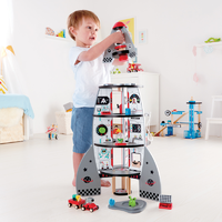 抖音超值购：Hape 德国Hape儿童益智拼装玩具未来太空探险号E3021