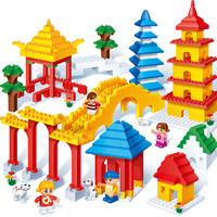 BanBao 邦宝 小颗粒益智拼插积木玩具拼装房子传统建筑6553