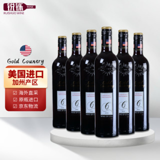 Peter Weinbach 彼特维巴赫 阳光美国(Gold Country) 美国进口红酒 加州产区 赤霞珠干红葡萄酒750ml 6支整箱装