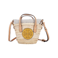 TORY BURCH 托里伯奇经典标贴编织手提包女士22年TB88236BBS春夏新款