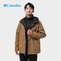 PLUS会员：哥伦比亚 男款户外三合一休闲服 WE0399 + 保暖内衣