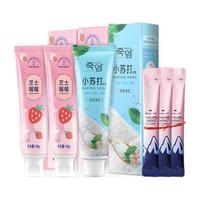 牙膏套装 (恋恋奶茶妍白牙膏芝士莓莓100g*4+皓白小苏打牙膏清爽薄荷100g*2)