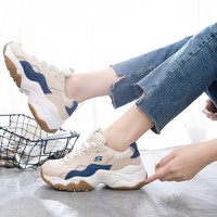 SKECHERS 斯凯奇 熊猫鞋女鞋厚底老爹鞋运动鞋轻便休闲鞋149094-TNV