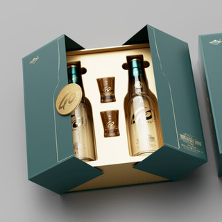 叙府40周年纪念酒 500ml*2瓶礼盒装浓香型白酒 收藏白酒
