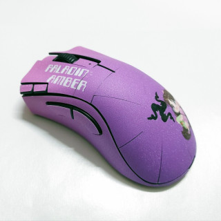 雷蛇(Razer) 炼狱蝰蛇V2X极速版无线游戏吃鸡电竞鼠标 蝰蛇V2x+防滑保护贴纸(电竞少女)
