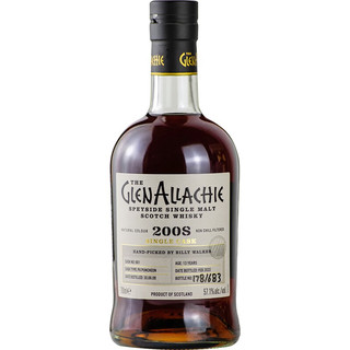 GlenAllachie格兰纳里奇 单一麦芽苏格兰威士忌 原装进口洋酒 格兰纳里奇2008单桶