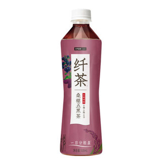 元气森林 无糖 纤茶 桑葚五黑茶 500ml*15瓶 整箱装