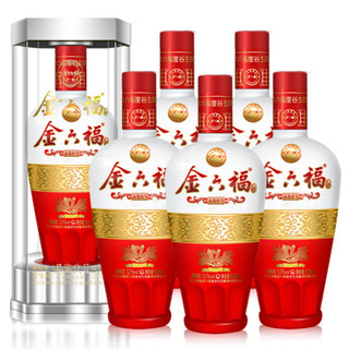 金六福 玖号 浓香型白酒 52度 500ml*6瓶 整箱装（金酿升级款）