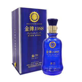 贵州湄窖14年老酒  金牌1988（金六）52°浓香型  500ml  一瓶装