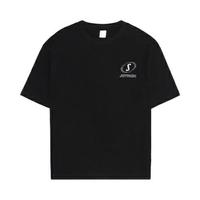 SPALDING 斯伯丁 中性运动T恤套装 77-515Y 黑色 L（衣服+篮球）