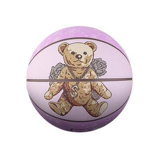 SPALDING 斯伯丁 JOY RICH限量联名款 PU篮球 77-515Y 紫色 7号/标准