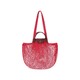 LONGCHAMP 珑骧 女士红色LE PLIAGE FILET系列织物手提单肩包购物网袋 10121 HVH 548 1号会员店