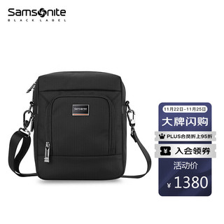 Samsonite 新秀丽 旅行包男士单肩包斜挎包休闲男包高端商务HO0*09010黑色