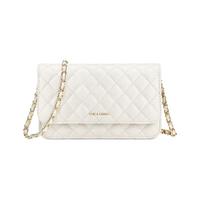 Cain Kenna 女士菱格链条包 CK1-81130 米白色 小号