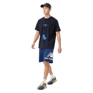 new balance 男子运动T恤 AMT22354-BK 黑色 XL