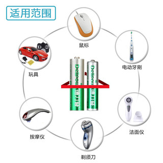 德力普（Delipow）充电电池 5号/7号电池 配12节电池充电器套装适用玩具/遥控器/鼠标键盘 充电器+12节7号电池