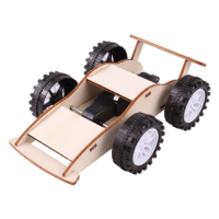 kepu 可普 惯性小车小制作DIY科技手工模型材料包惯性回力滑行儿童创客教育教具