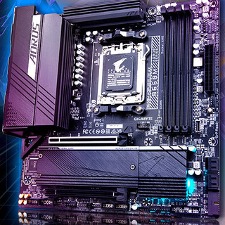 GIGABYTE 技嘉 小雕 B650M AORUS ELITE AX  M-ATX主板（AMD AM5、B650）