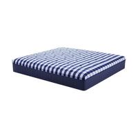 8H TS1 Aqua乳胶弹簧床垫 蓝白格 150*200*30cm