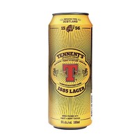 TENNENT 英格兰拉格黄啤酒500ml*6听