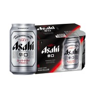 Asahi 朝日啤酒 超爽系列生啤 330ml*6罐