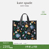 Kate Spade ks manhattan 大号印花单肩手提托特包时尚通勤女