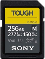SONY 索尼 SFM256T 存储卡 256GB SF-M 系列 UHS-II U3 V60 SDHXC 277MB/s 写入速度 150MB/s