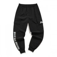 FILA 斐乐 FUSION系列 女子运动长裤 T11W113807F-BK 深黑 S