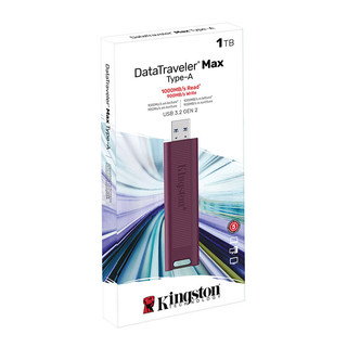 Kingston 金士顿 DTMAXA USB3.2 固态U盘 红色 USB-A