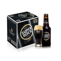 88VIP：SUPER BOCK 超级波克 进口黑啤酒250ml*24瓶小瓶啤酒整箱分享装