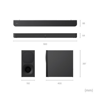 SONY 索尼 HT-S400 2.1声道组合影院