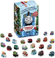 Fisher-Price Thomas & Friends MINIS 2022 年降临节日历,圣诞礼物,24 辆微型玩具火车和车辆