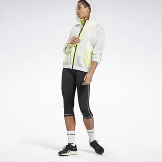 Reebok 锐步 MYT 女子运动夹克 GI6978 白色/黄色 XS