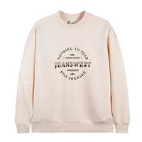 JEANSWEST 真维斯 男士圆领卫衣 JS-23-171151 杏色 4XL