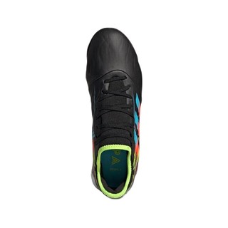 adidas 阿迪达斯 Copa Sense.3 Mg 中性足球鞋 GZ1363 一号黑/浅水蓝/亮黄荧光 44