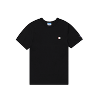 Champion LIFE系列 Ss22 Us 中性运动T恤 UM-TTS19-M201 黑色 L